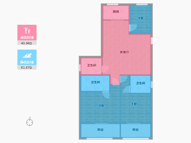 浙江省-丽水市-五都自建房-120.00-户型库-动静分区