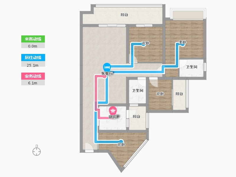 四川省-遂宁市-郁金香上城-109.00-户型库-动静线