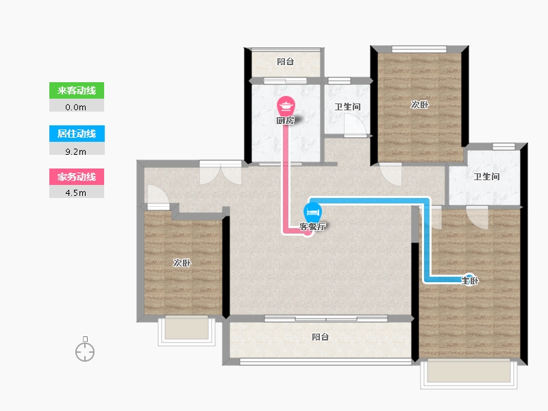 陕西省-西安市-御锦城-120.00-户型库-动静线