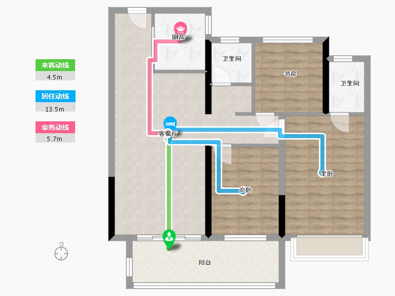 河南省-漯河市-苏荷-90.00-户型库-动静线