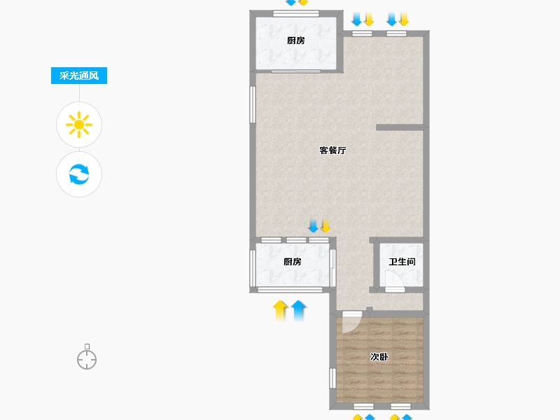 北京-北京市-龙湖香醍溪岸-280.00-户型库-采光通风