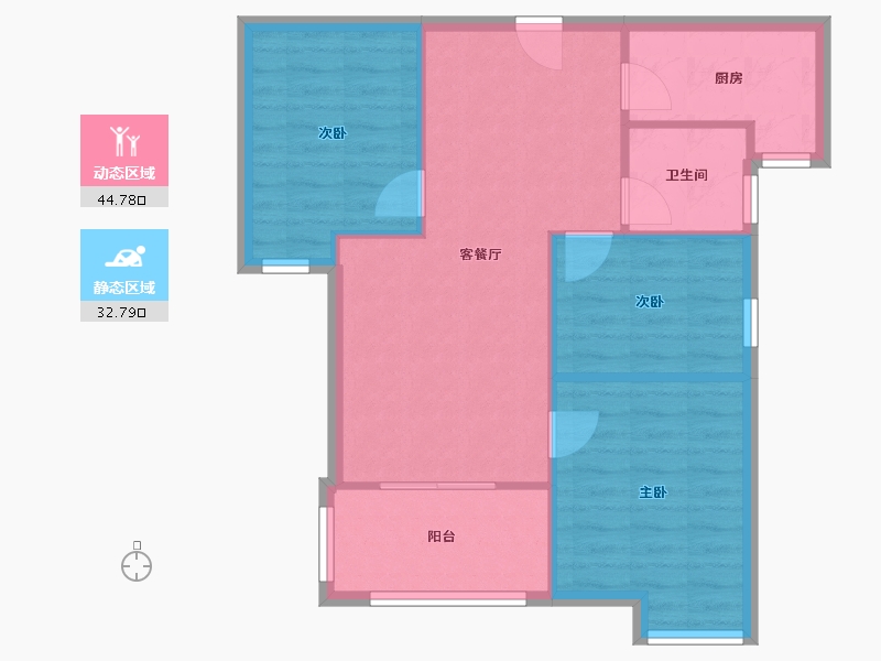 湖北省-武汉市-保利·心语物业服务中心-9期-72.18-户型库-动静分区