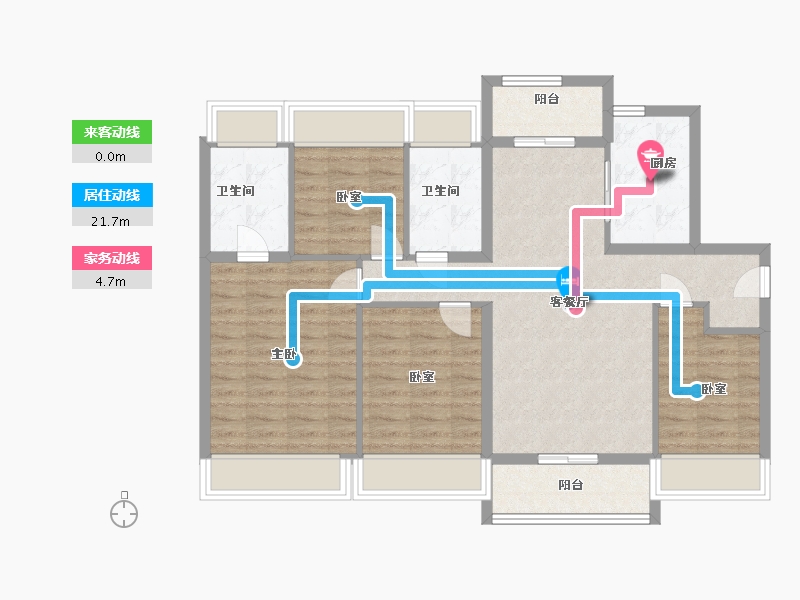 广东省-清远市-天和小区-93.91-户型库-动静线