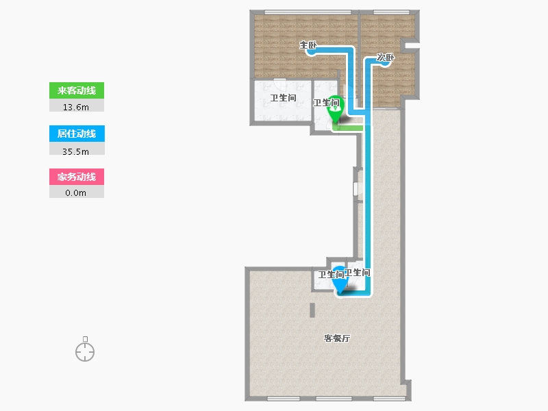 北京-北京市-当代Moma-160.00-户型库-动静线