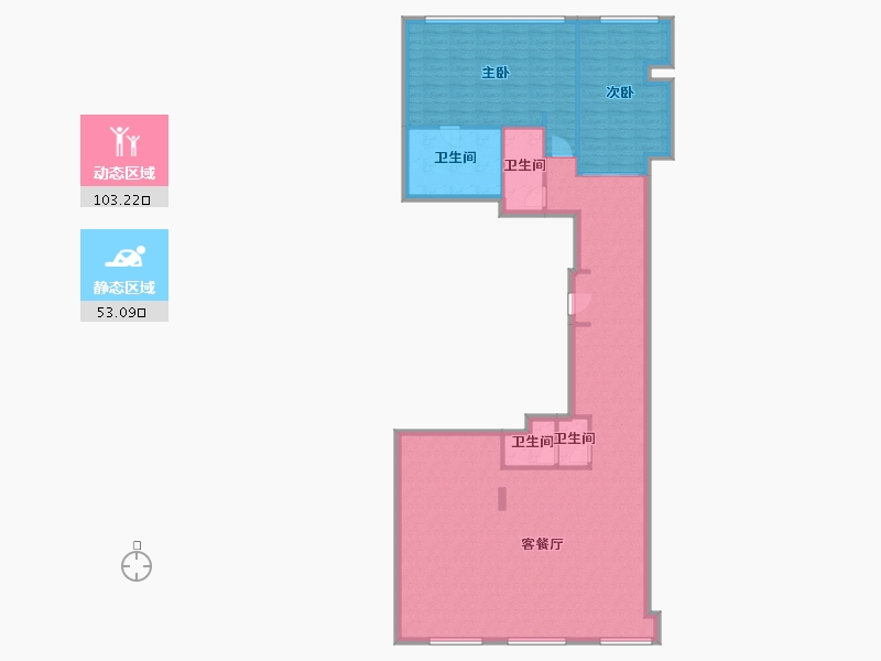 北京-北京市-当代Moma-160.00-户型库-动静分区