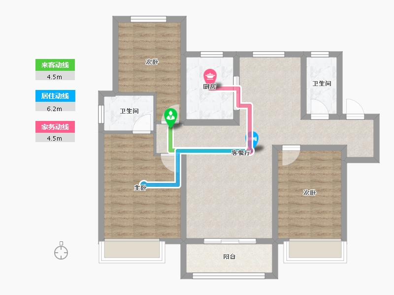 河北省-邢台市-御峰华府-120.00-户型库-动静线