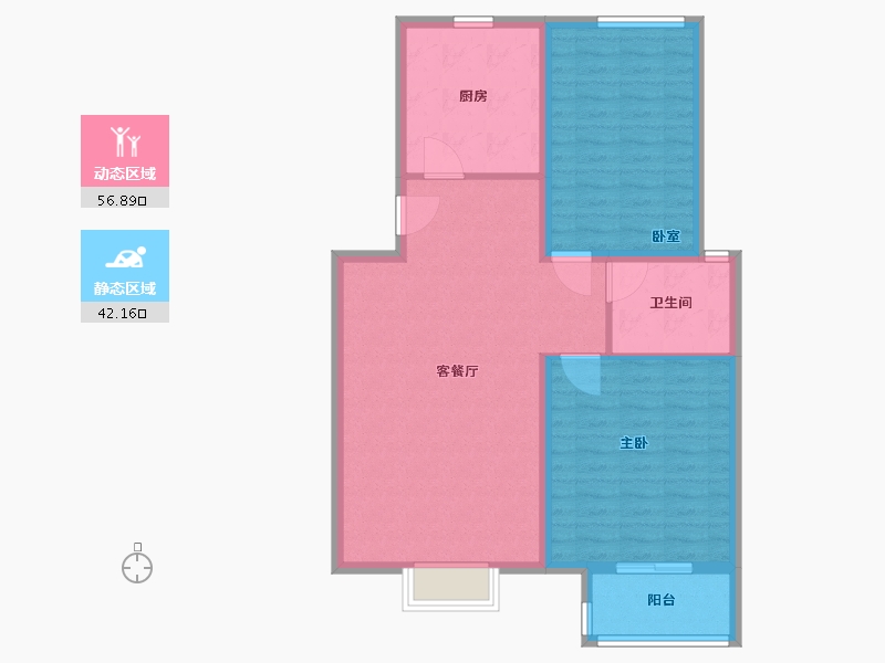 山东省-青岛市-中北崂社区-90.00-户型库-动静分区