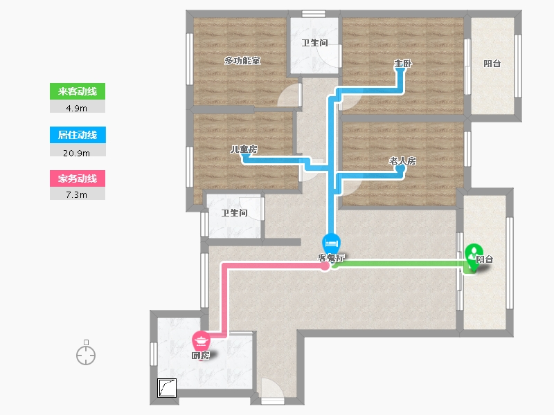 福建省-莆田市-融信府-122.00-户型库-动静线