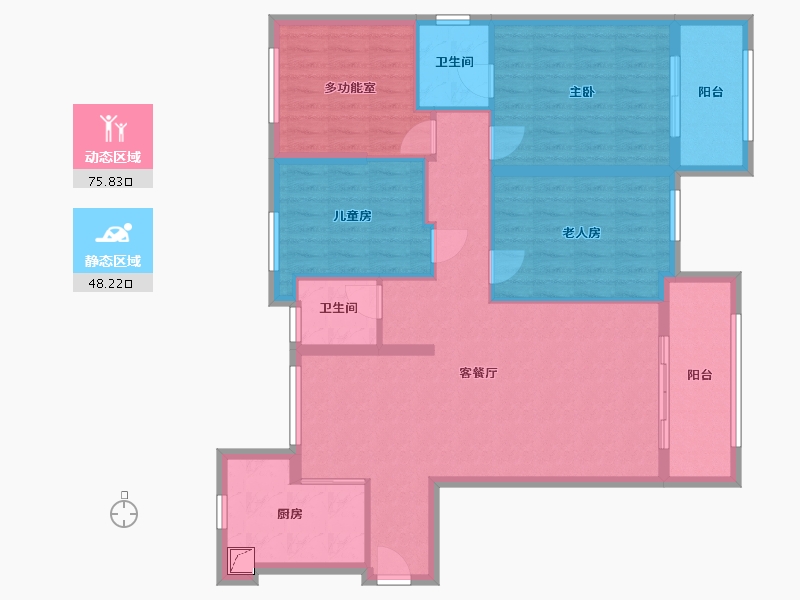 福建省-莆田市-融信府-122.00-户型库-动静分区