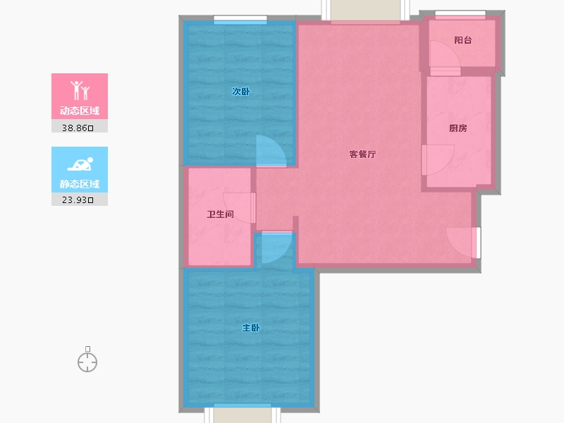 北京-北京市-十里堡-66.00-户型库-动静分区