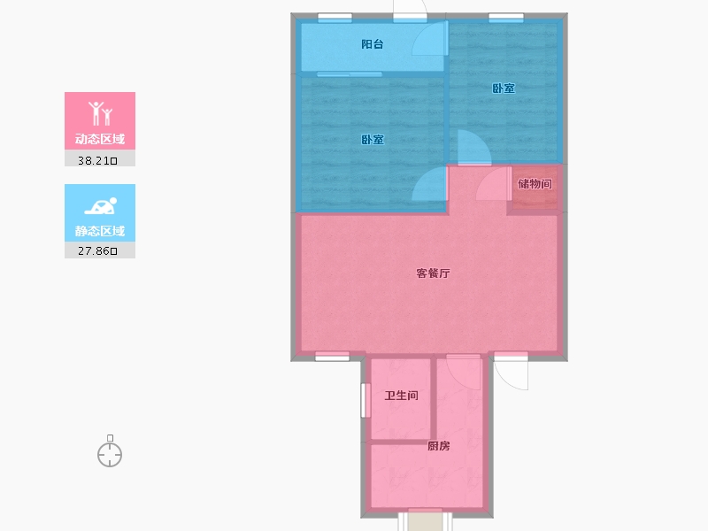 江西省-九江市-湖滨小区-南区-60.00-户型库-动静分区