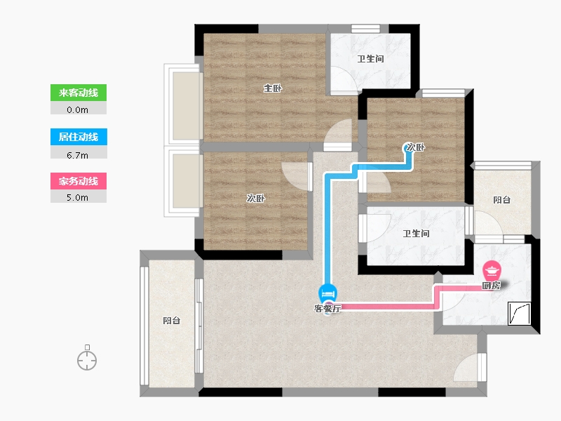 四川省-绵阳市-华丽学苑-82.16-户型库-动静线