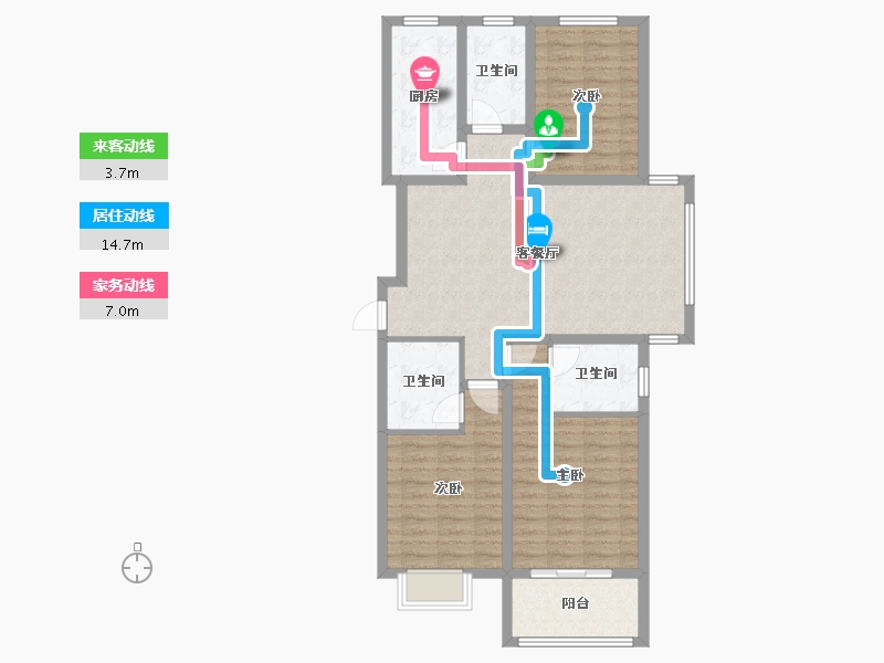 河北省-石家庄市-鼎上一品-109.82-户型库-动静线