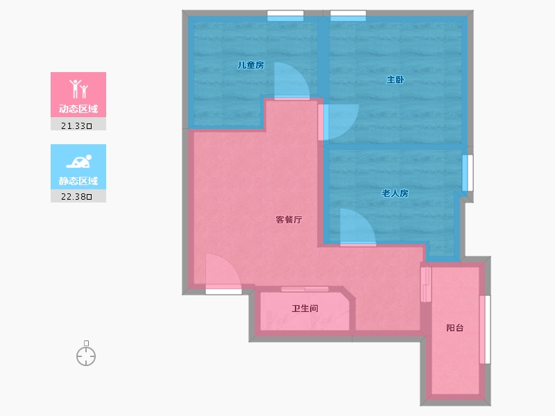 天津-天津市-先进里社区-50.00-户型库-动静分区