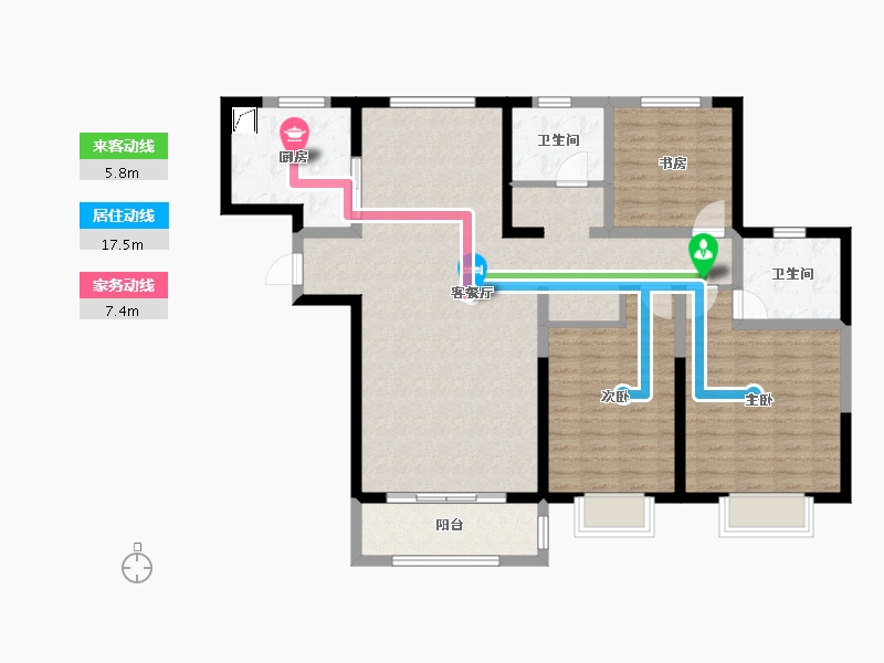 山东省-济宁市-济宁国投四季朗悦-113.00-户型库-动静线