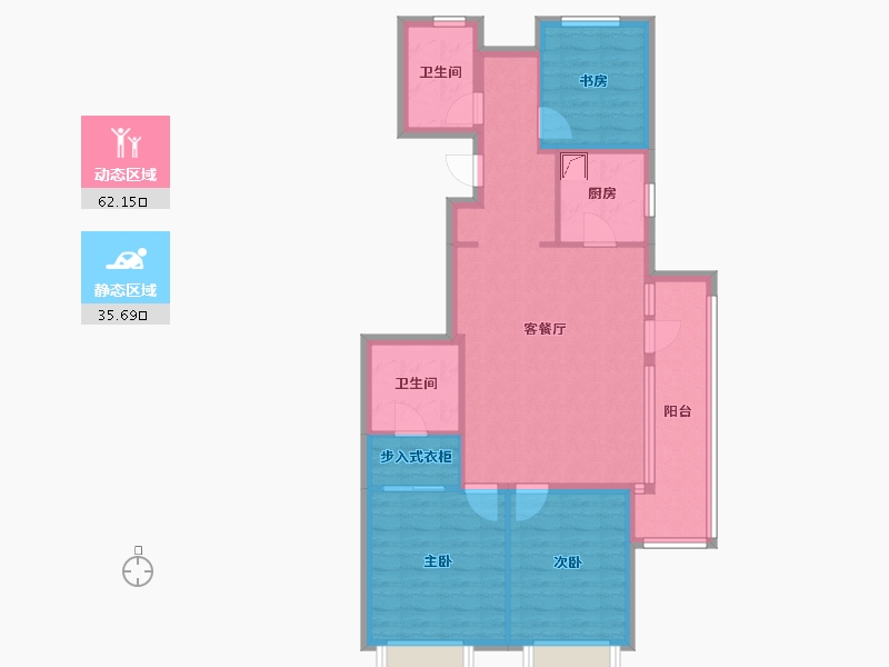 山东省-青岛市-中欧国际城-金茂悦西五区-100.00-户型库-动静分区