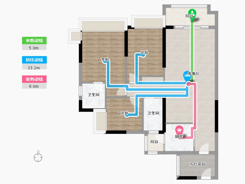 广东省-广州市-大壮名城-80.00-户型库-动静线