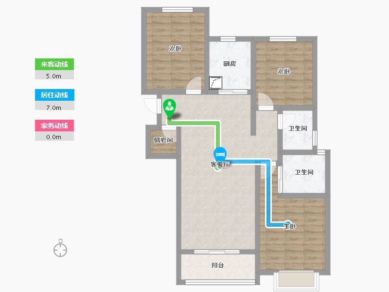 陕西省-咸阳市-中华世纪城-100.00-户型库-动静线