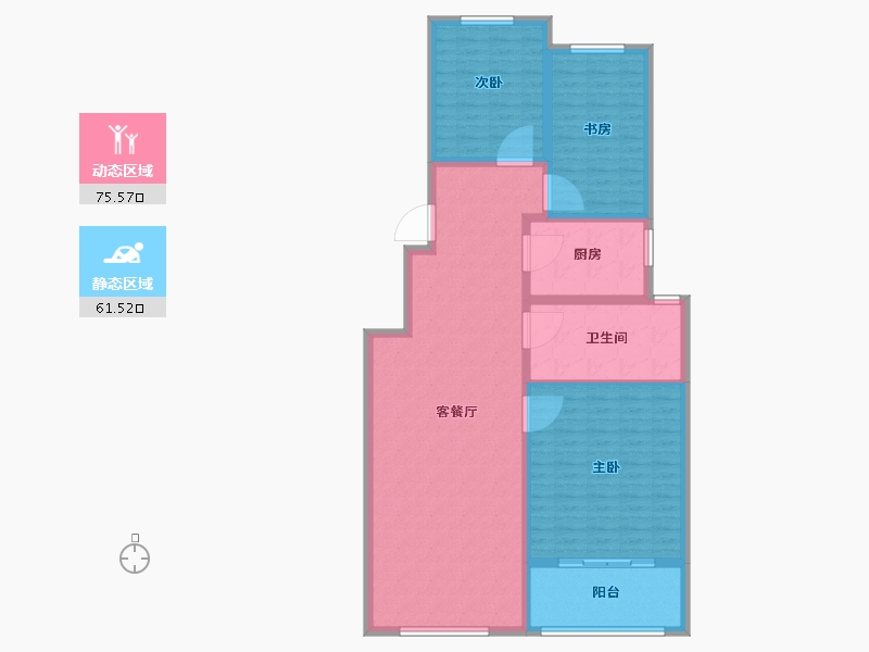 河北省-保定市-尧都明珠-125.00-户型库-动静分区