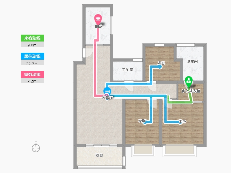 江苏省-宿迁市-康辉牡丹园-95.00-户型库-动静线