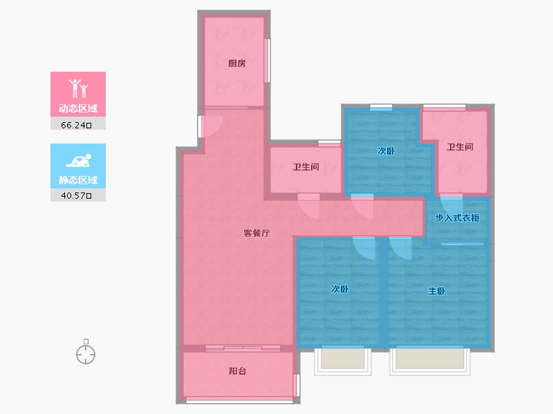 江苏省-宿迁市-康辉牡丹园-95.00-户型库-动静分区