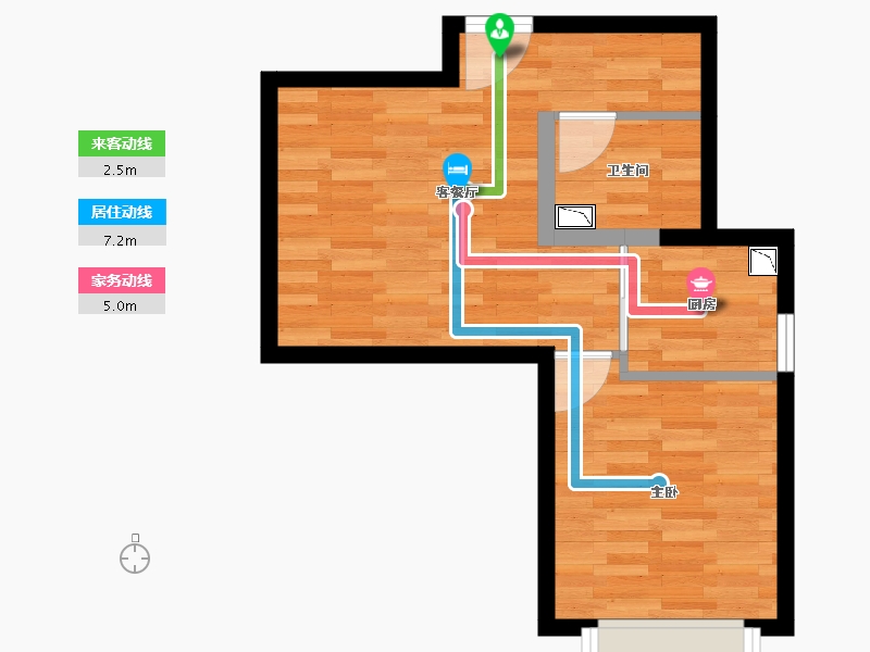 河北省-廊坊市-狮子城海棠园樾府-40.03-户型库-动静线