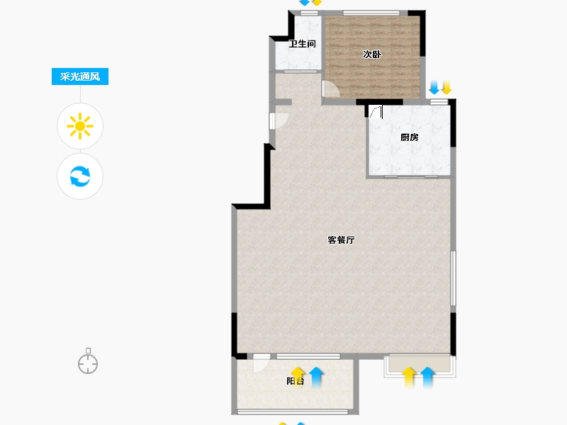 山东省-泰安市-碧桂园青云棠樾-141.25-户型库-采光通风