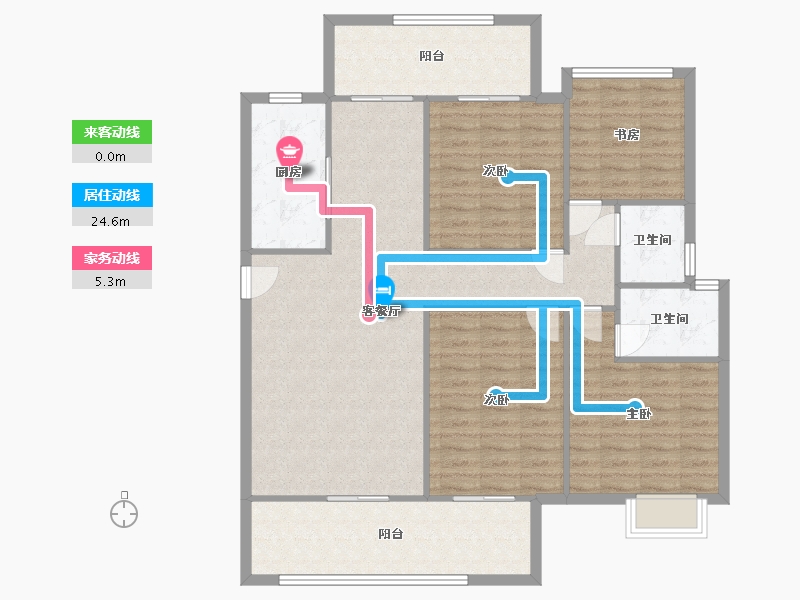 河南省-焦作市-和兴外滩玺苑-105.98-户型库-动静线