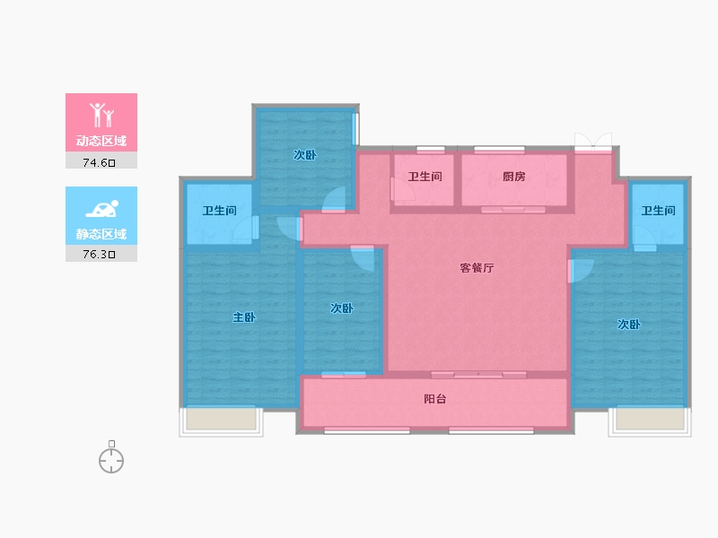 河南省-安阳市-帝湖森林公园-180.00-户型库-动静分区