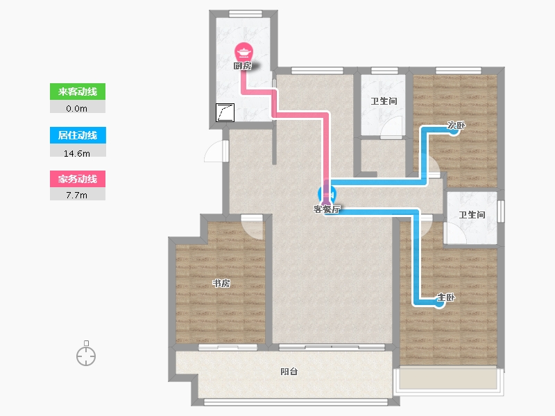 山东省-日照市-史丹利滨河湾-114.00-户型库-动静线