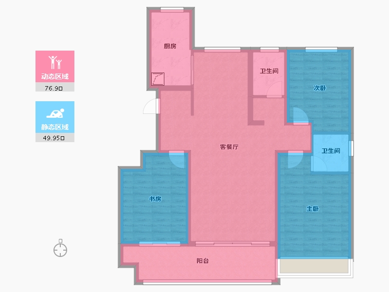 山东省-日照市-史丹利滨河湾-114.00-户型库-动静分区