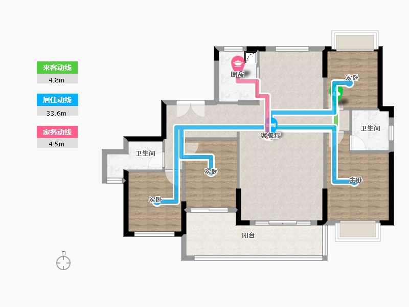 江西省-赣州市-华屹谷山院子-120.00-户型库-动静线