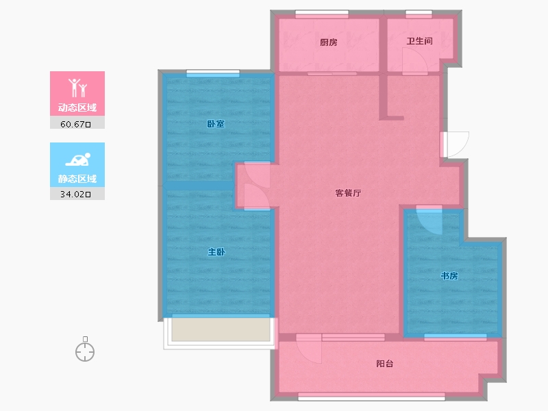 山东省-日照市-开元上城-89.00-户型库-动静分区