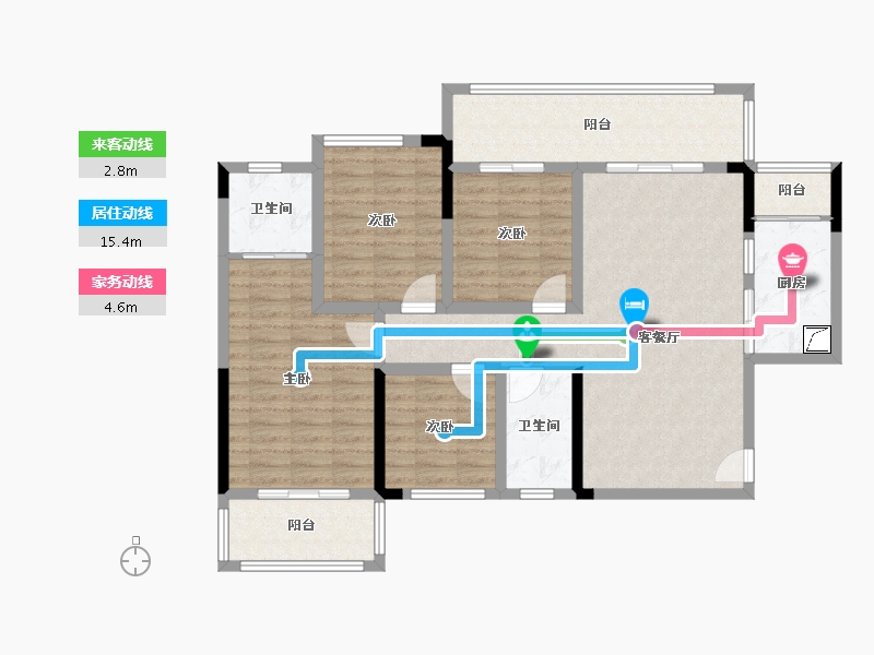 四川省-自贡市-墨香郡-114.40-户型库-动静线