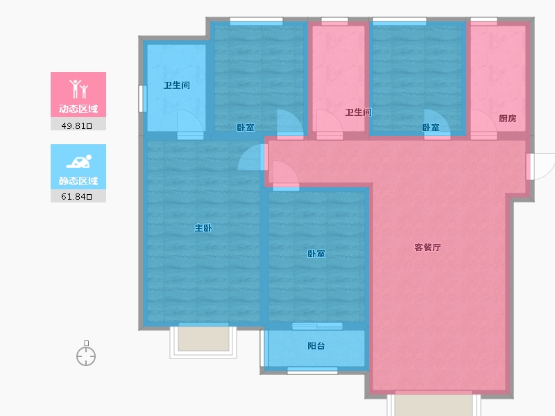 河南省-许昌市-恒实御湖城-116.00-户型库-动静分区