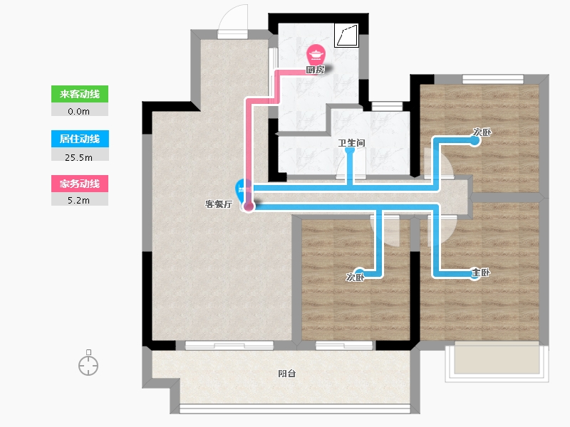 安徽省-阜阳市-金科城集美云景-77.00-户型库-动静线