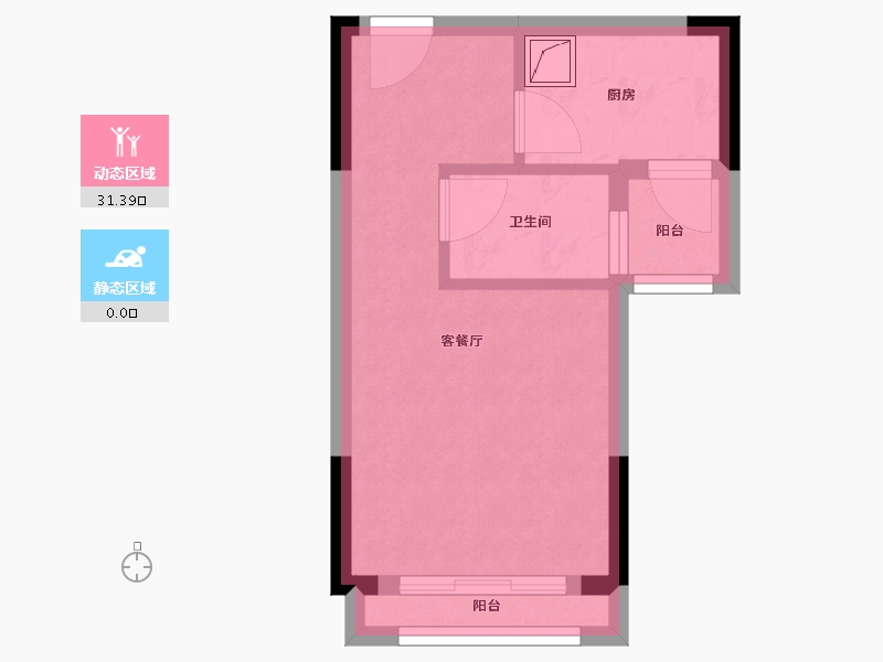 海南省-海口市-龙华区东和花园-三期-38.00-户型库-动静分区