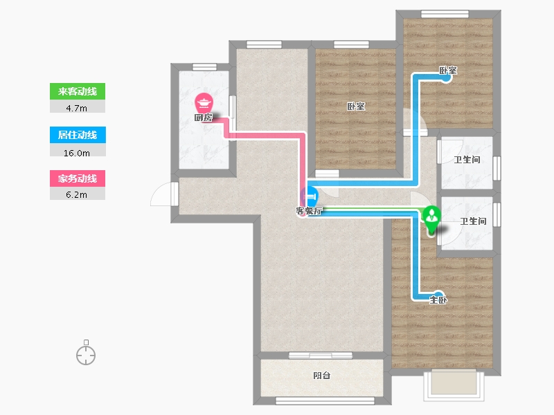 河北省-邢台市-好泰御捷城-99.00-户型库-动静线