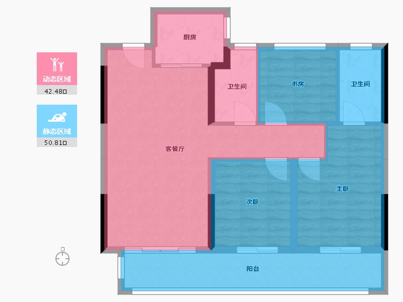 湖北省-宜昌市-长江首府-82.41-户型库-动静分区