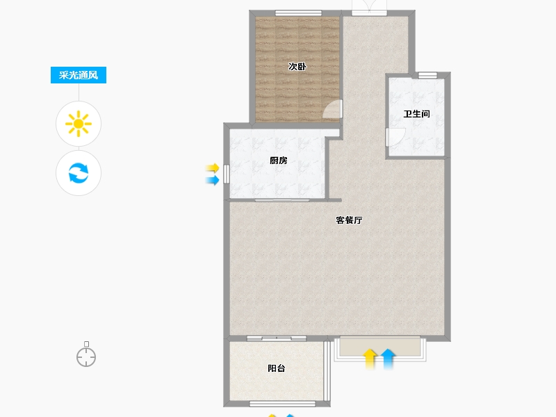 上海-上海市-东原穙阅-122.00-户型库-采光通风