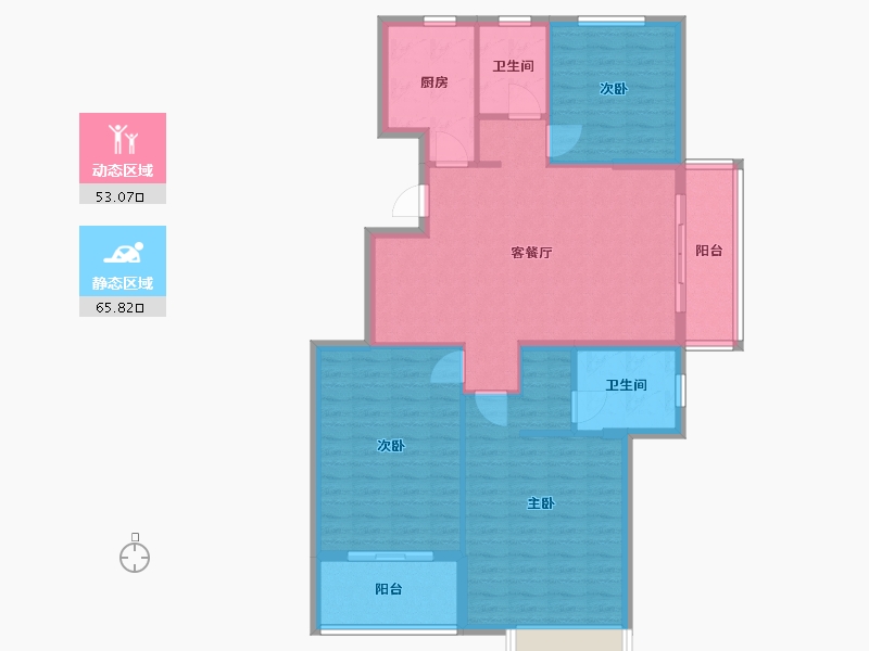 河南省-开封市-杞县杞国新城-110.00-户型库-动静分区