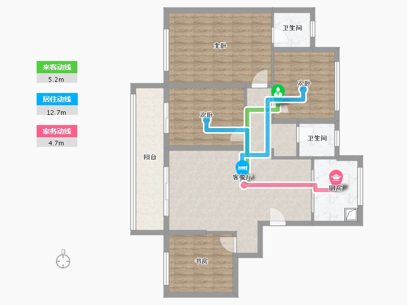 安徽省-宣城市-广宁望府-97.00-户型库-动静线