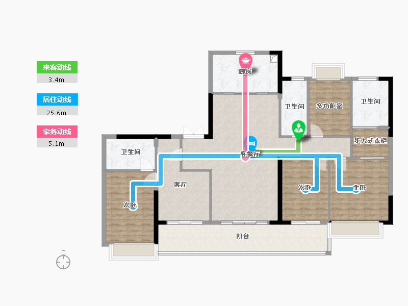 广东省-广州市-越秀明珠天悦江湾-150.00-户型库-动静线