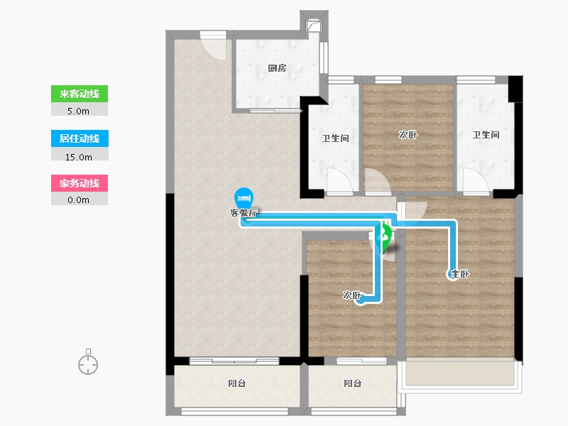 湖北省-恩施土家族苗族自治州-清江山水-115.00-户型库-动静线