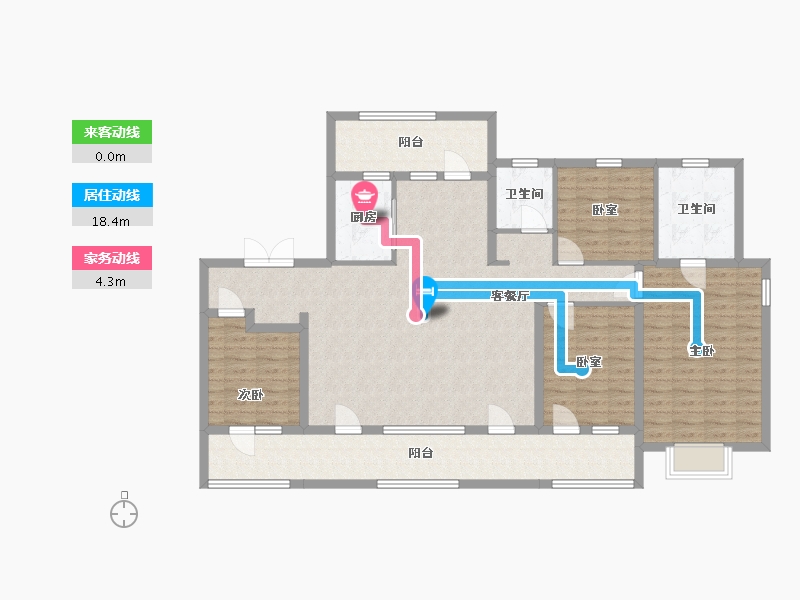 山东省-青岛市-影都壹号-165.00-户型库-动静线