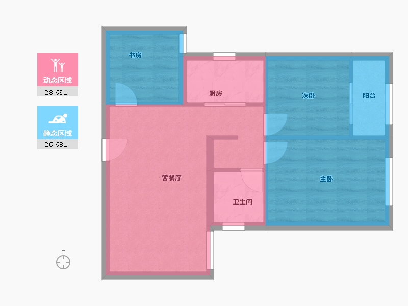 河南省-郑州市-裕华美欣-49.00-户型库-动静分区