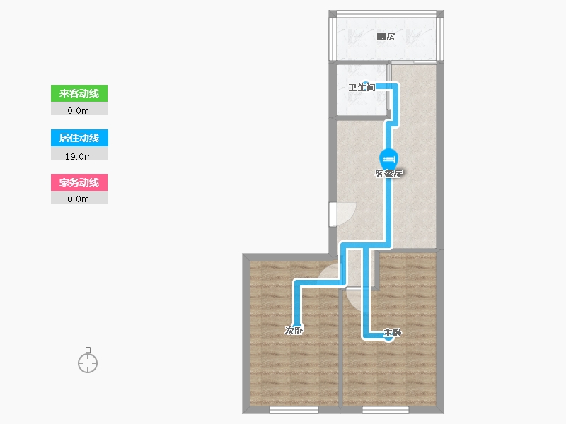 辽宁省-沈阳市-迎宾花园-55.00-户型库-动静线