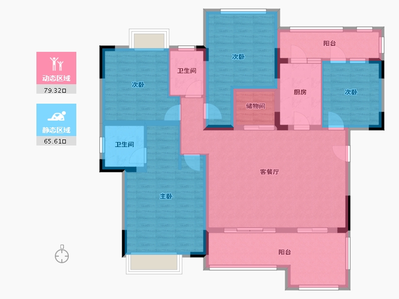 四川省-广安市-御溪湖畔-100.00-户型库-动静分区