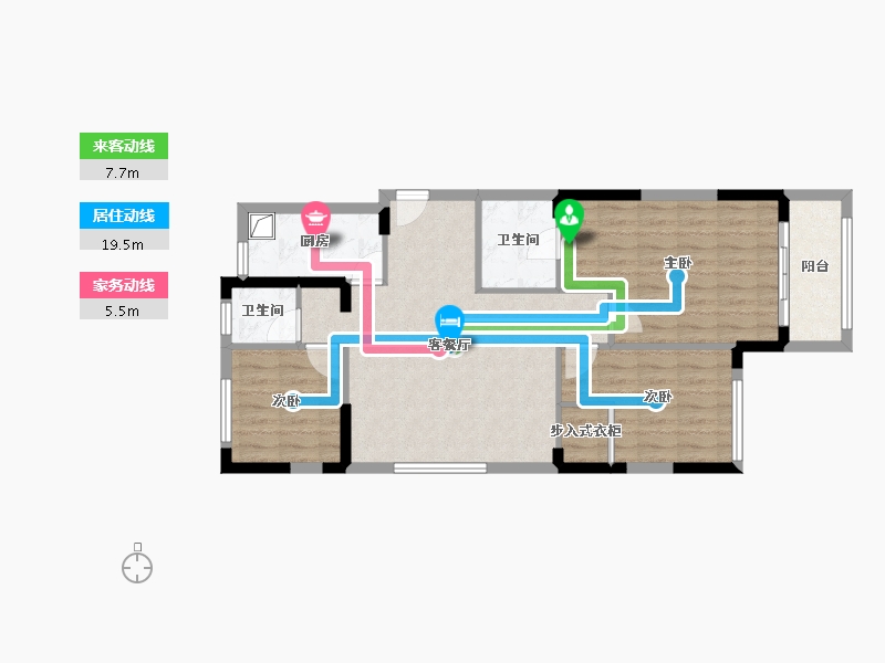 福建省-福州市-融侨则徐道壹号-80.00-户型库-动静线