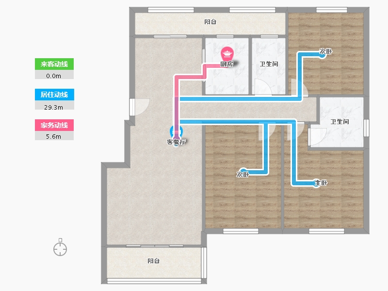 江苏省-无锡市-江南华府-112.00-户型库-动静线